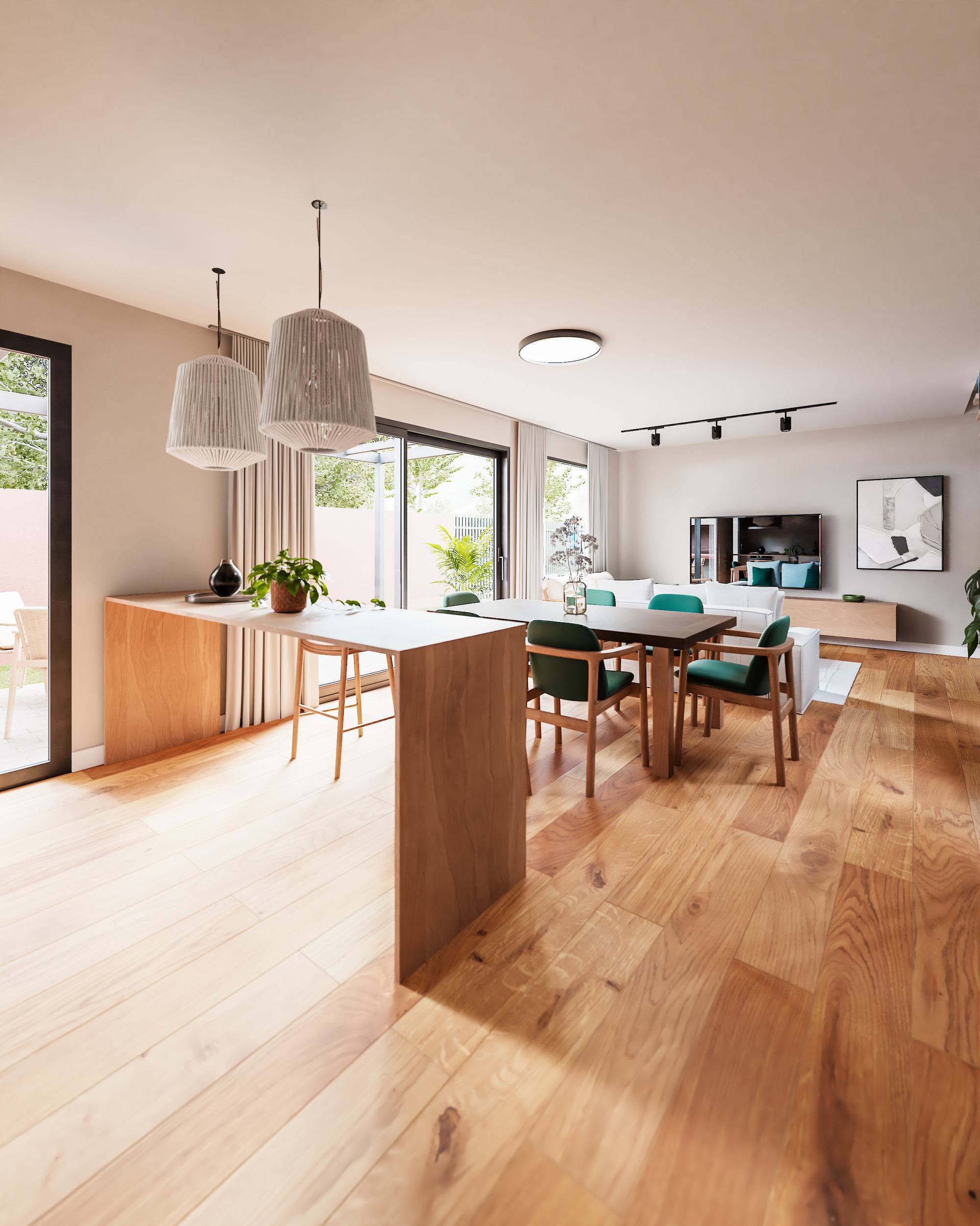 Interior casas 1 y 2