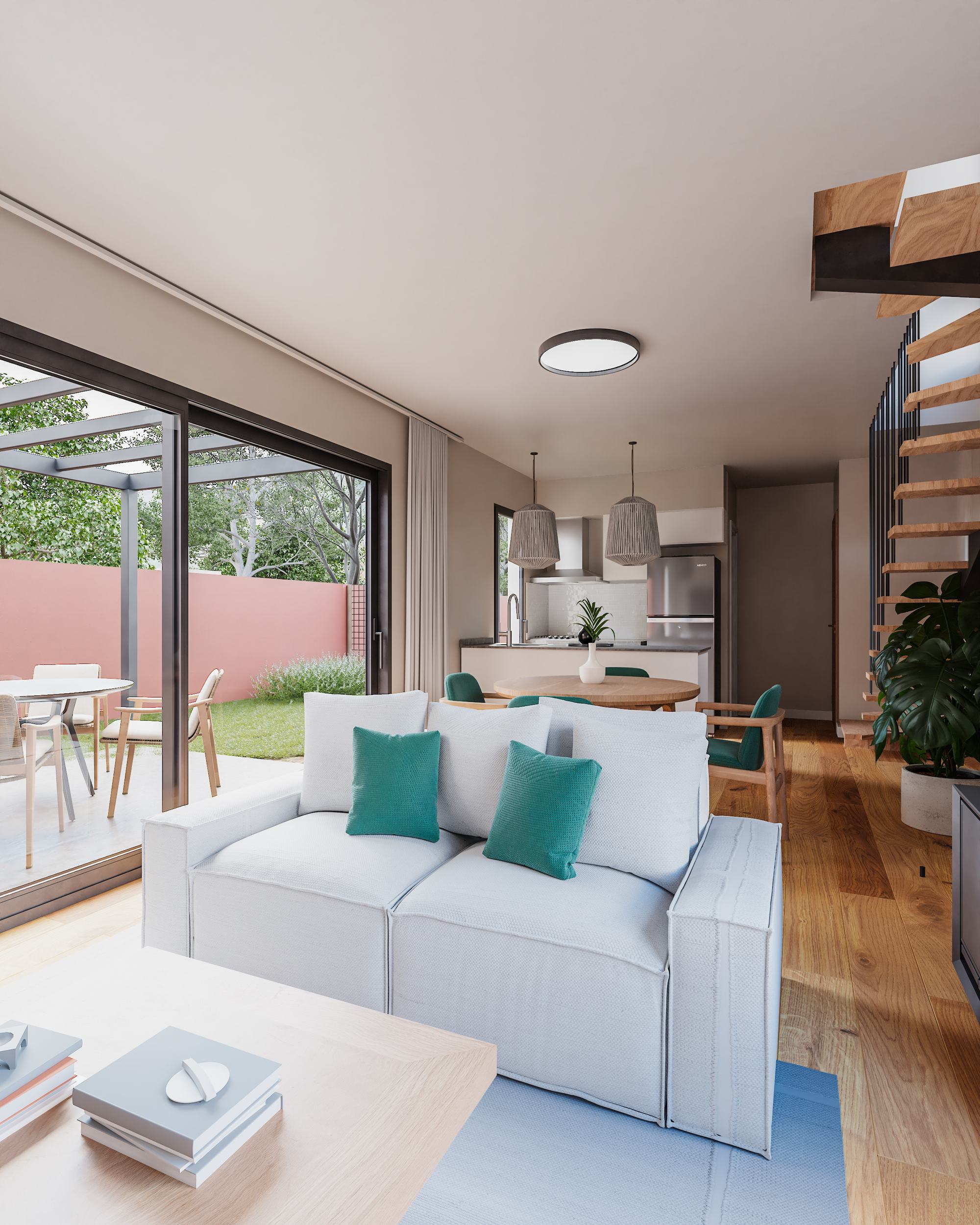 Interior casas 3 y 4